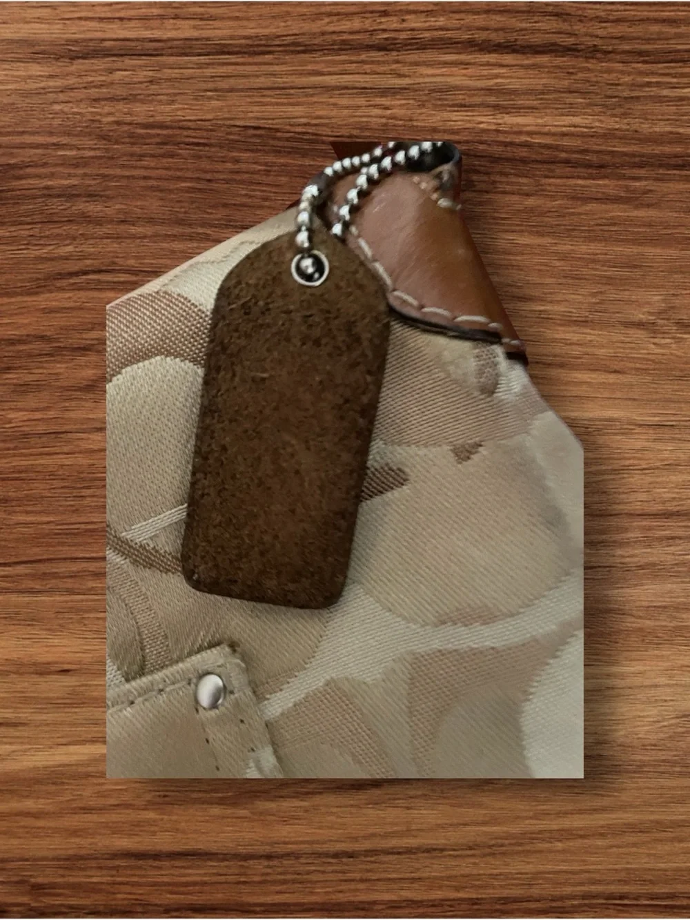 Coach Vtg Chelsea Optic Signature Hobo/Shoulder Bag